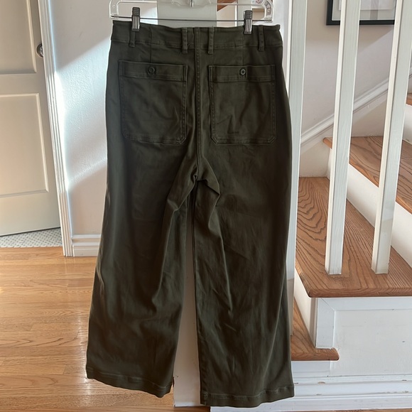 Everlane The Wide Leg Crop Utility Pant in Size 4 Color Surplus - Picture 6 of 7
